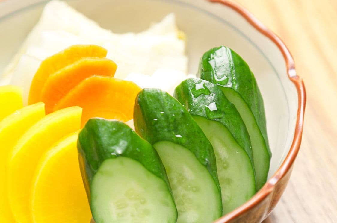 朝日庵 お新香盛り合せ